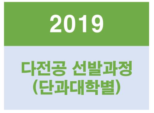 2019 다중전공 선발과정_마이크로전공개설현황